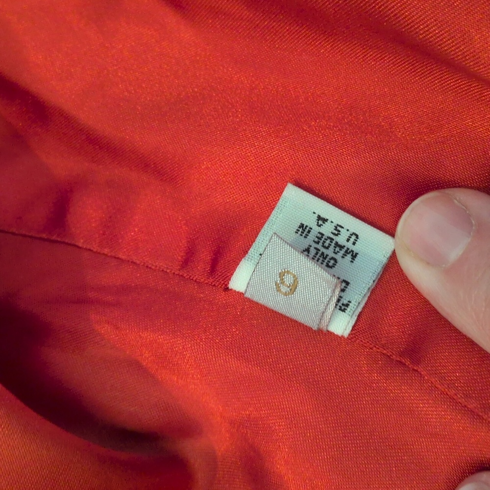 Fleurette Red Double-Breasted Pea Coat - Picture 9 of 13